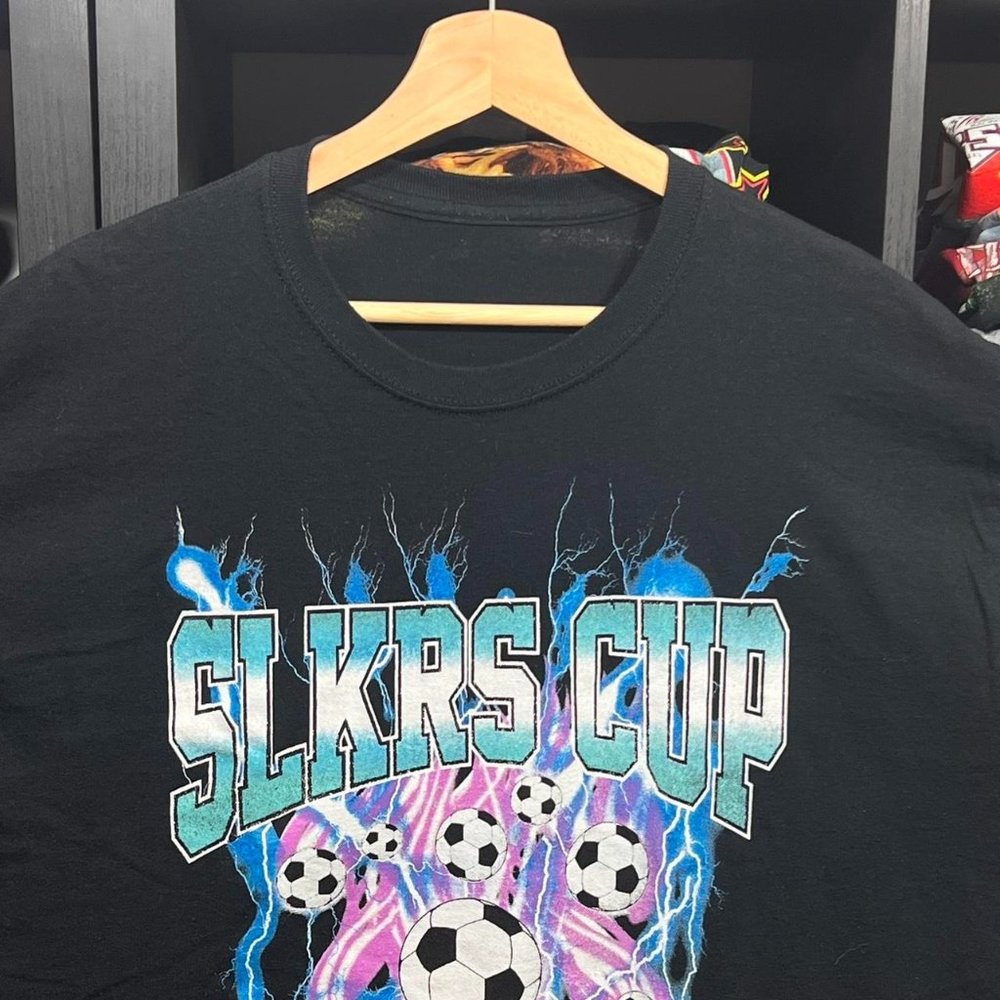 Soccer Thunder Slkrs cup shirt cut tag Size XL